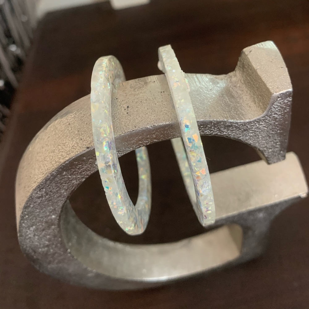 Iridescent Hoops